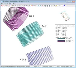 コイル設定ユーティリティMagWinderによるコイル作成例